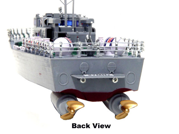 WARSHIP Remote Control Speed Boat 20 inches!